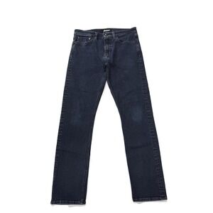 Revtown Jeans Mens 32 x 32 Sharp Dark Wash Blue Denim Pants Regular Straight